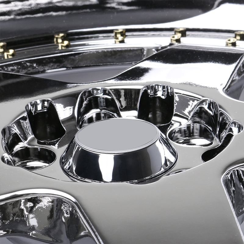 (2) 18X10 +30 5X100 / 5X114.3 Step Lip 5 Spoke Wheels Rim Replacement