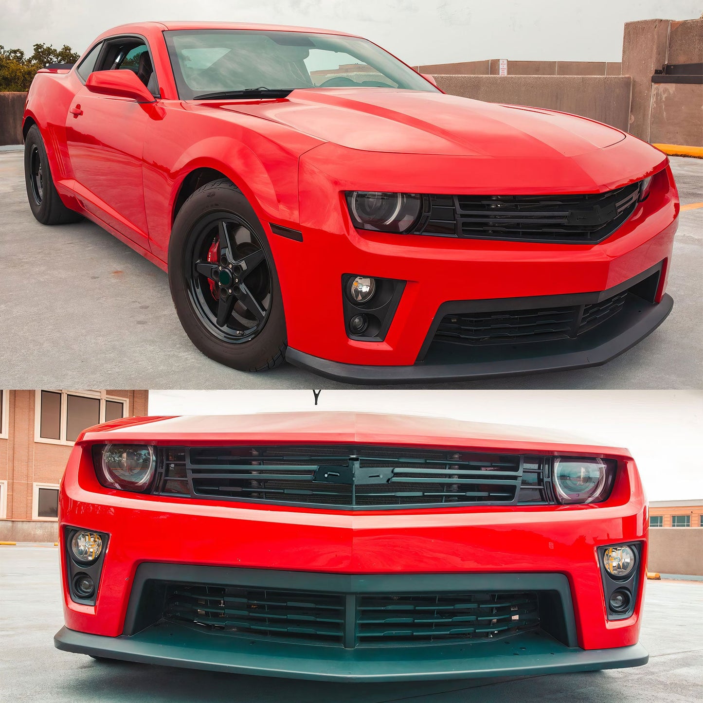 2010-2013 Chevy Camaro ZL1 Style 2DR Front Bumper Cover Replacement PP