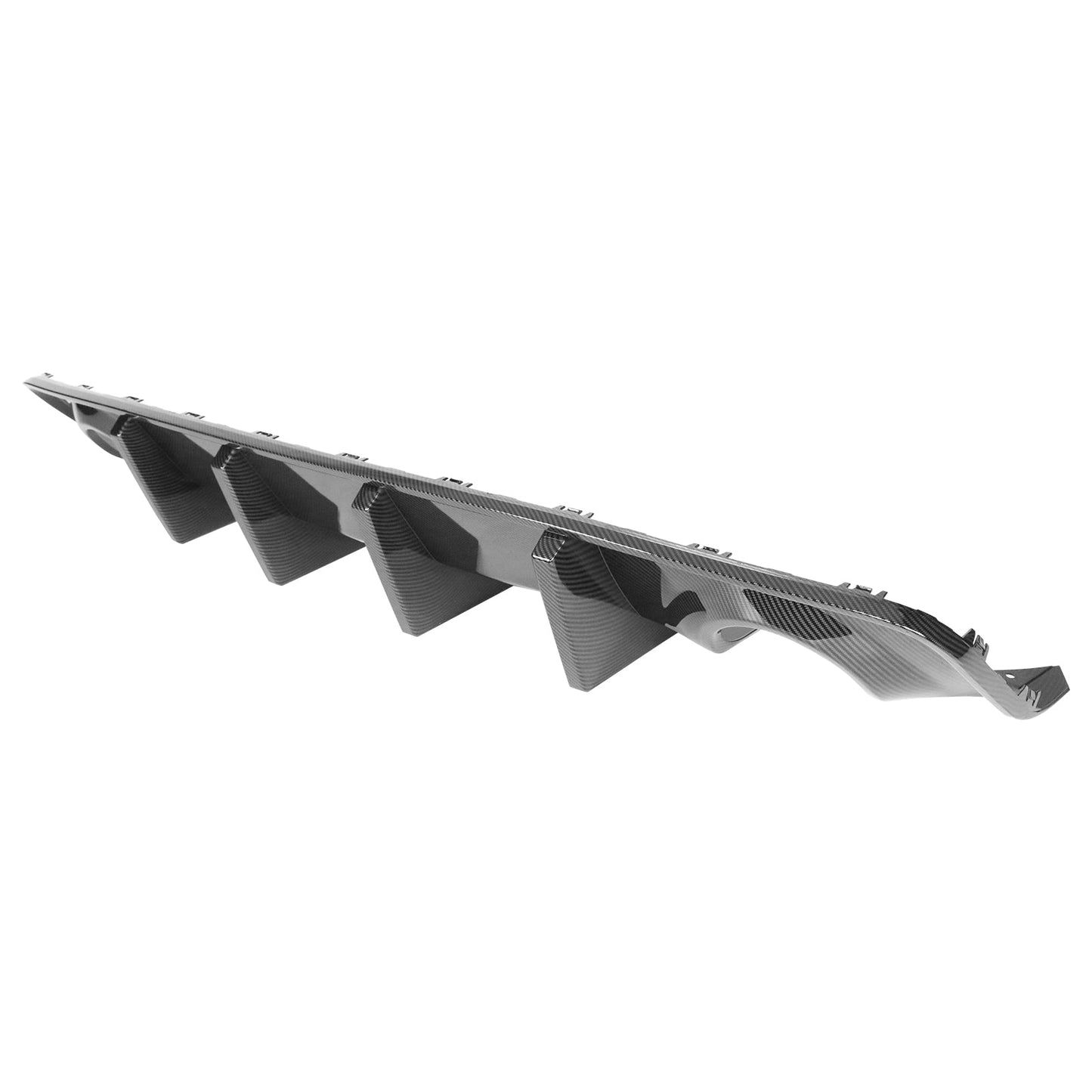 2020-2023 Dodge Charger Bumper + Carbon Fiber Print Rear Diffuser PP