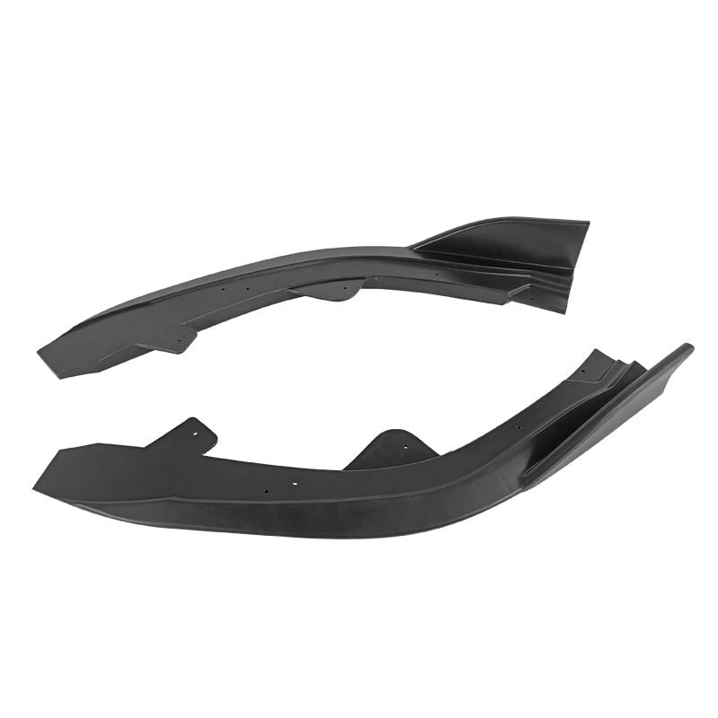 2019-2025 Toyota Corolla Matte Black Front Splitters + Side Canards