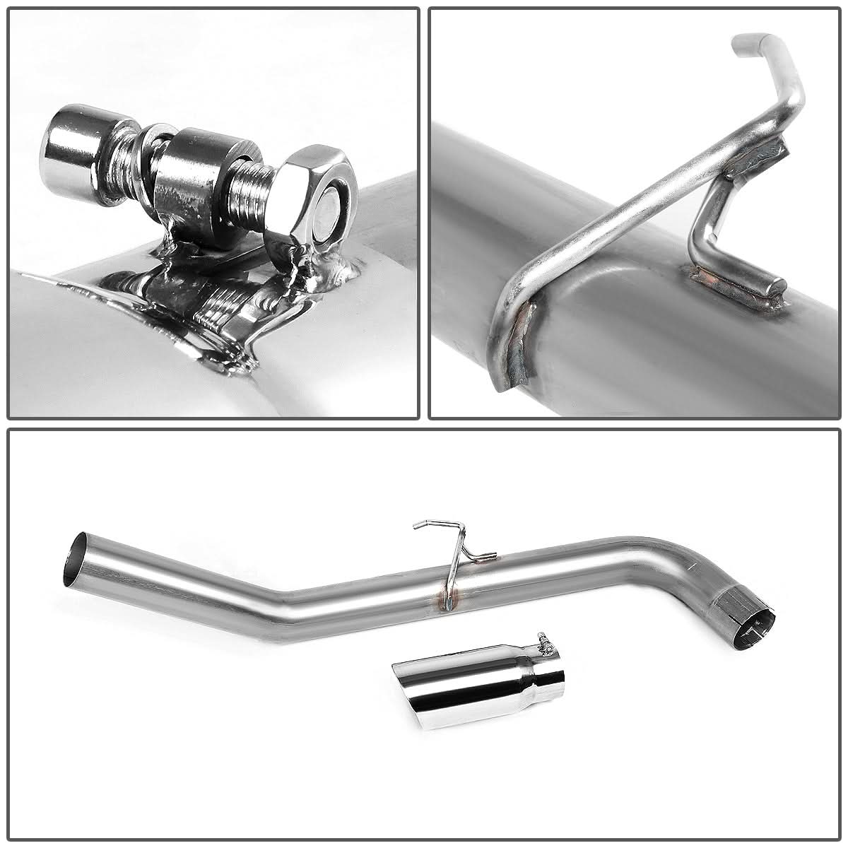 13-18 RAM 2500 3500 6.7L Turbo Diesel Filter Back Exhaust Stainless Steel