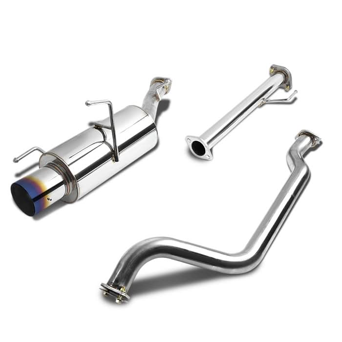 2002-2006 Nissan Sentra Catback Exhaust Single Burnt Tip Stainless Steel