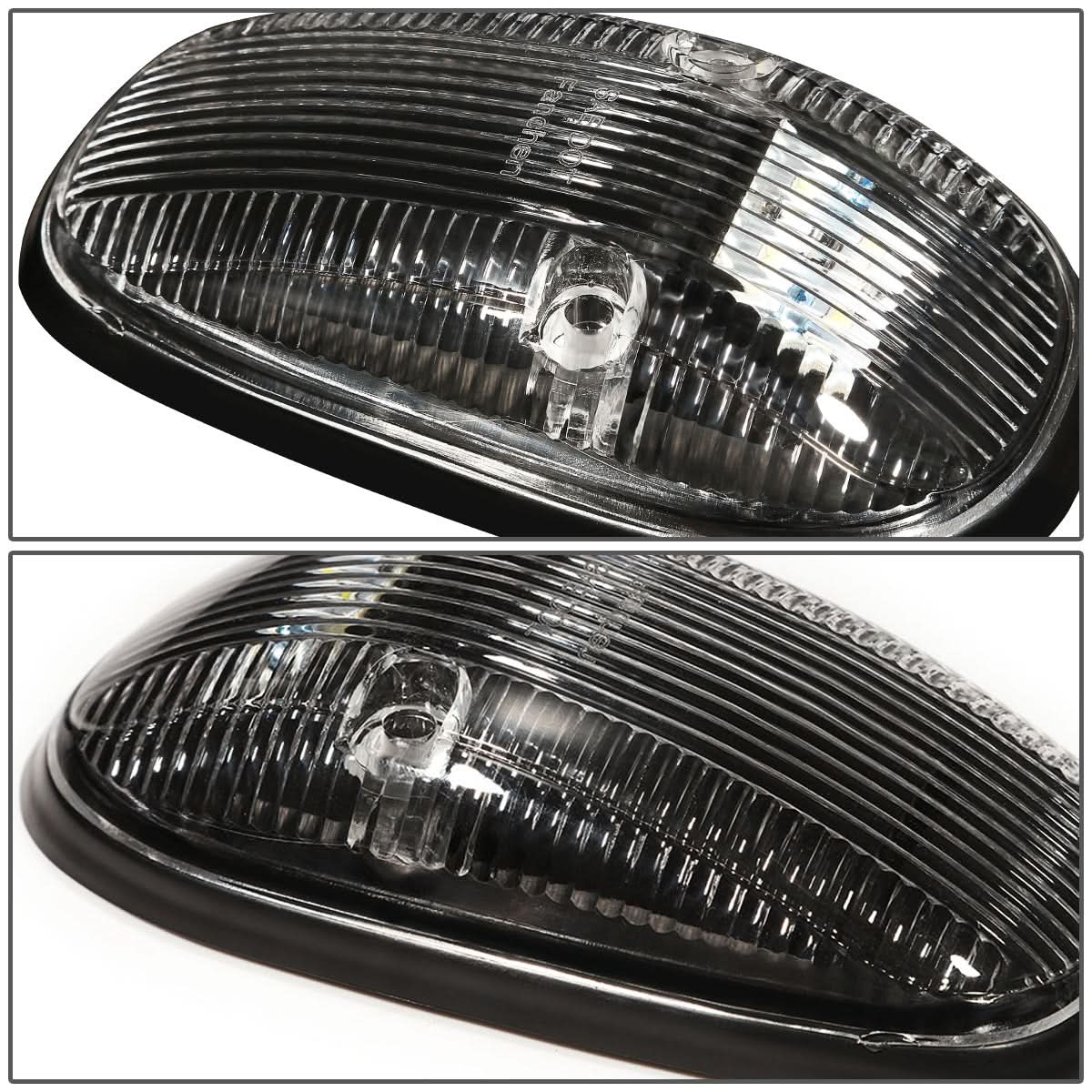 1999-2002 Dodge Ram 2500/3500 Cab Light - Black Housing Amber LED