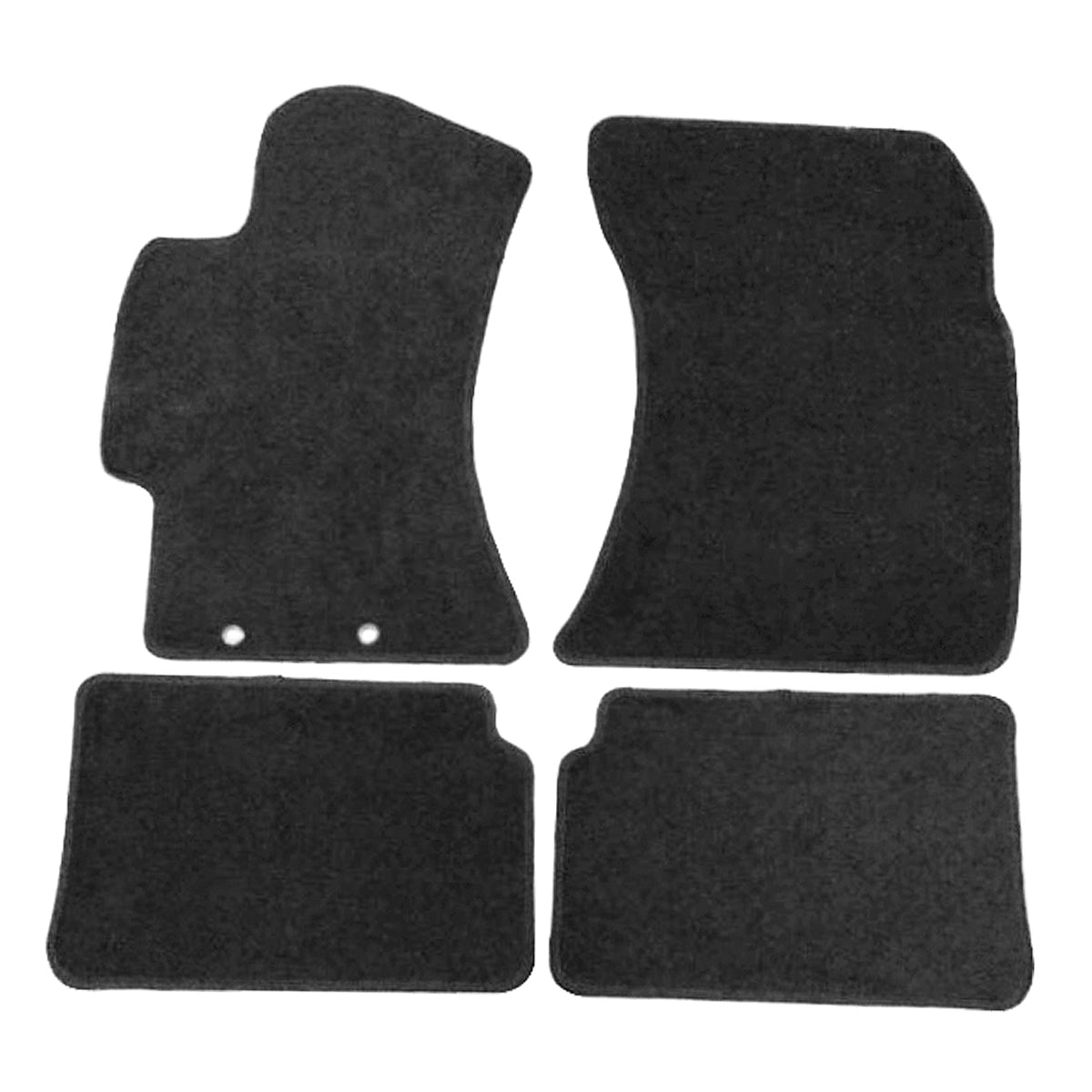 Car Floor Mat for 2008-2011 Subaru Impreza Black Carpet 4PC Nylon