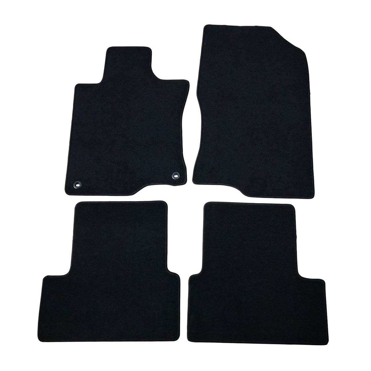 Car Floor Mat for 2009-2014 Acura TSX Black Carpet 4PC Nylon