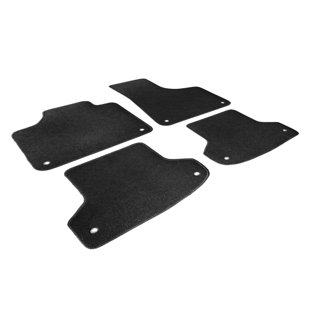 Car Floor Mat for 2006-2013 Audi A3 Black Car Front Rear Nylon 4 PCS