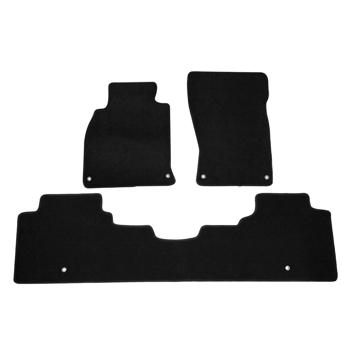 Car Floor Mat for 2011-2013 Infiniti M37 Black Car Nylon 3PC