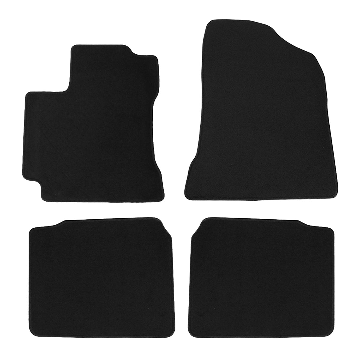 Car Floor Mat for 2014-2019 Toyota Corolla Sedan Black Carpet Nylon
