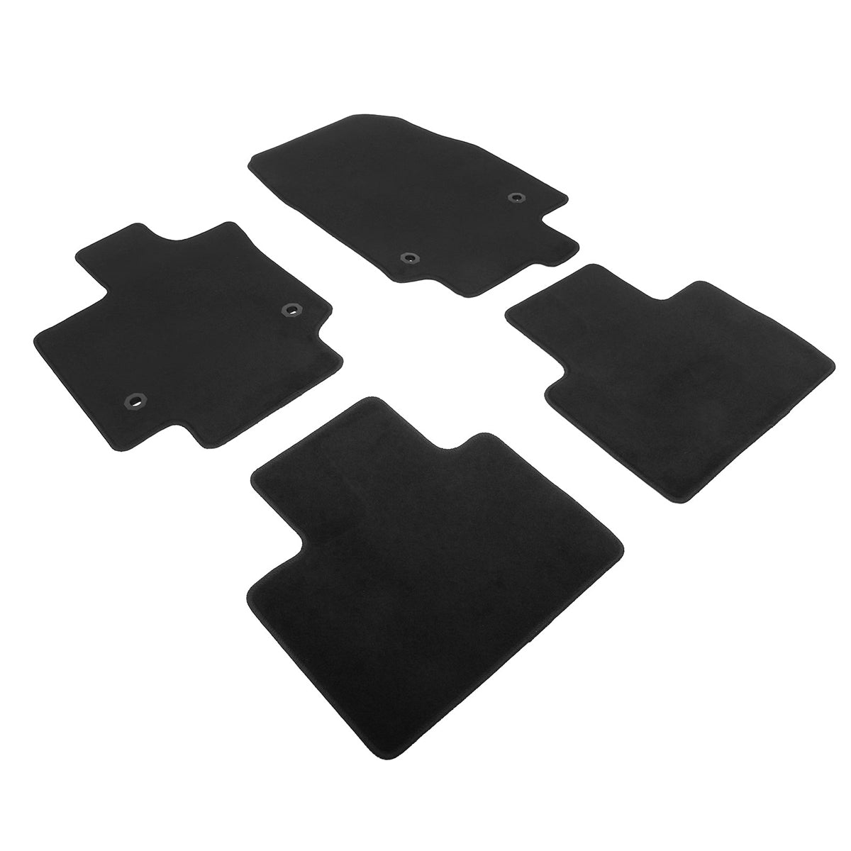 2023-2025 Lexus RX350 RX350h RX450h+ RX500h Black Floor Mats Nylon