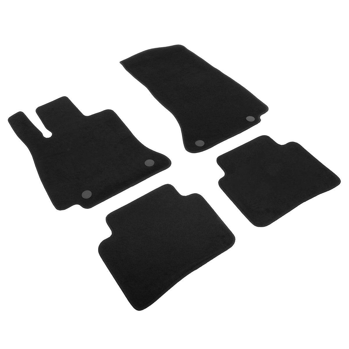 2022-2025 Mercedes-Benz C-Class W206 Sedan Black Floor Mats Nylon