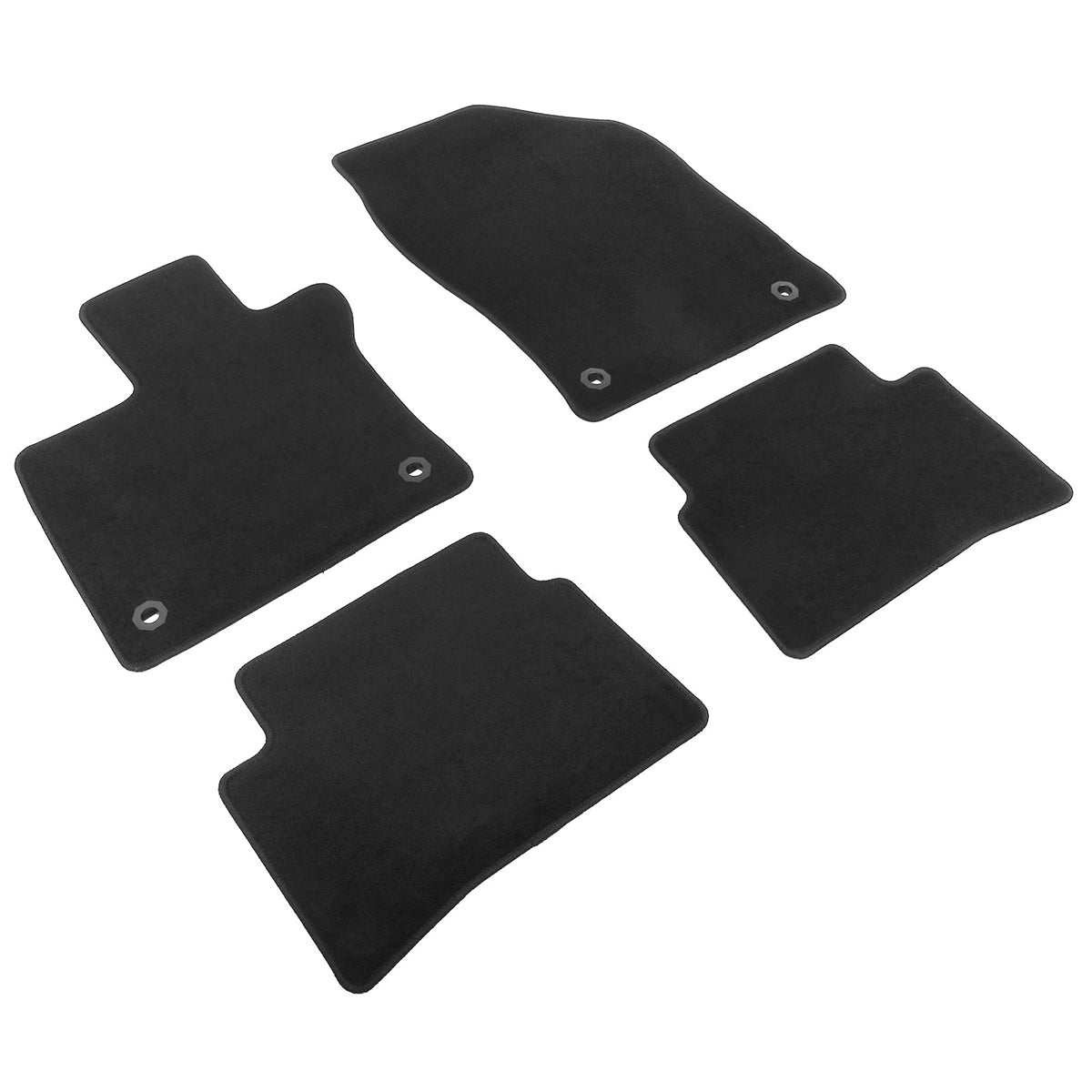2019-2025 Lexus UX200 UX250h UX300h Black Front Rear Floor Mats Nylon