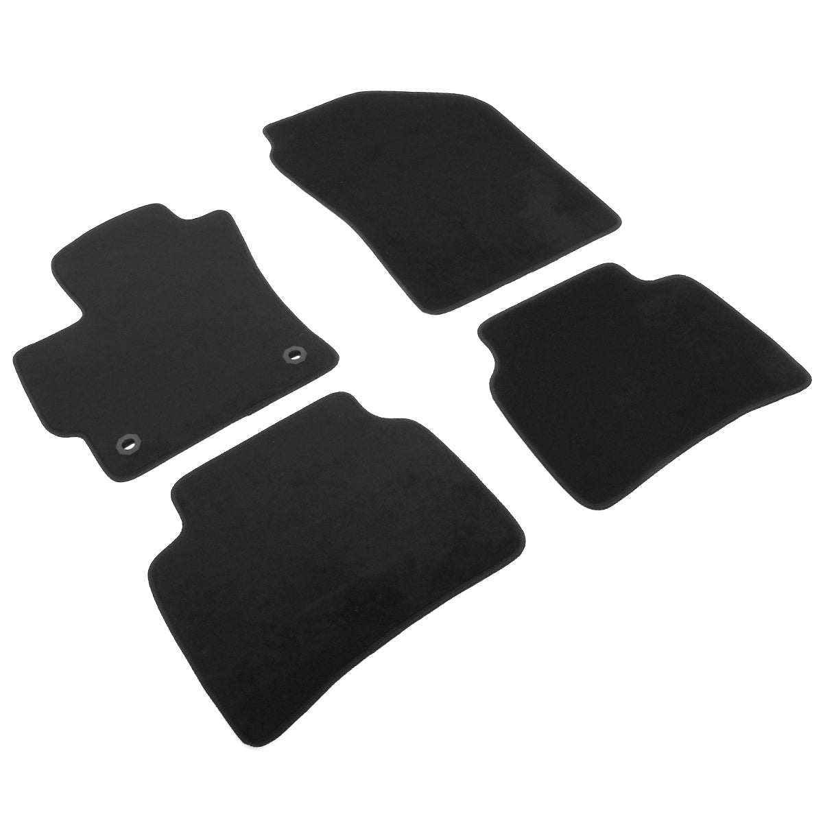 2020-2025 Toyota Corolla Sedan Black Front Rear Floor Mats Nylon 4PCS
