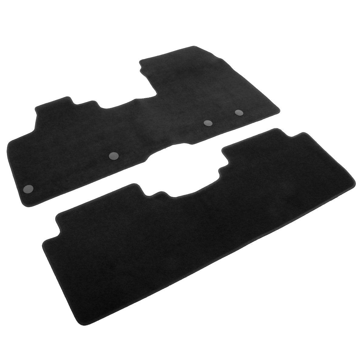 2023-2025 Nissan ARIYA OE Black Front Rear Floor Mats Carpets Nylon