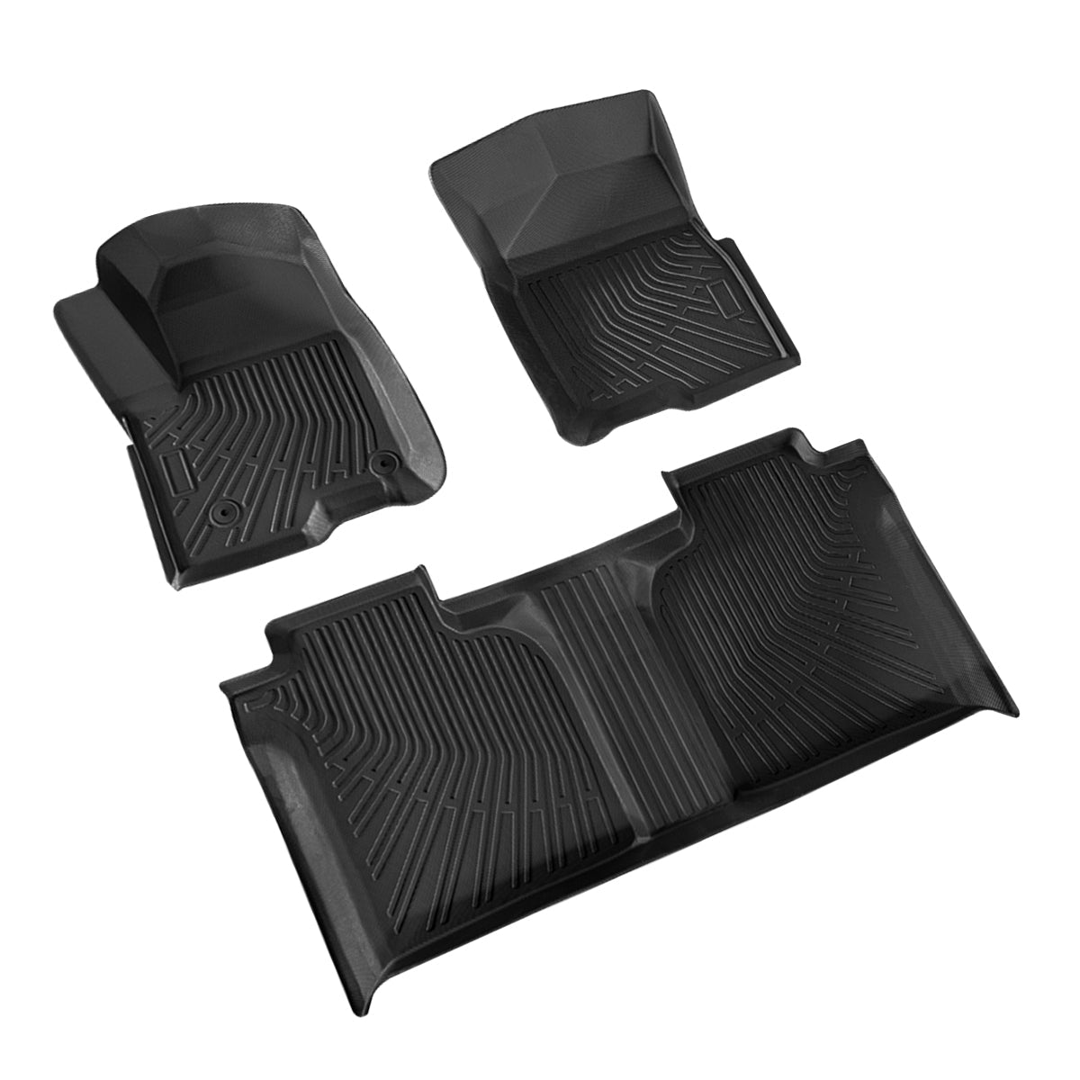 2019-2024 Chevy GMC Sierra Silverado 1500 2500 3500 3D Floor Mats TPE