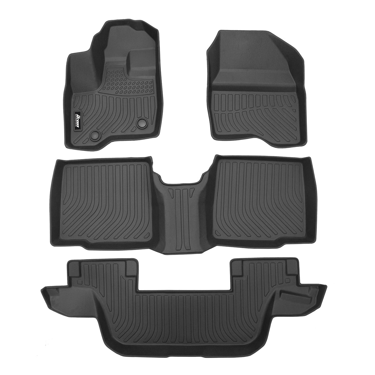 2011-2015 Ford Explorer Bench Seat 3D Floor Mats Carpets Liner TPE