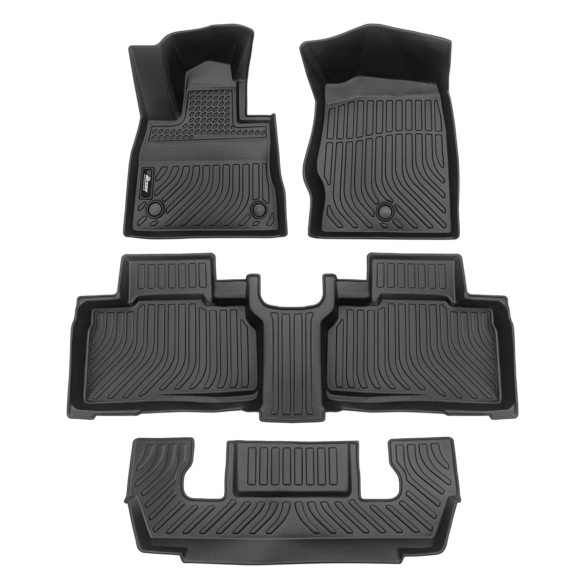 2020-2025 Ford Explorer 6 Seats 3D Floor Mats Heavy Duty Carpets TPE