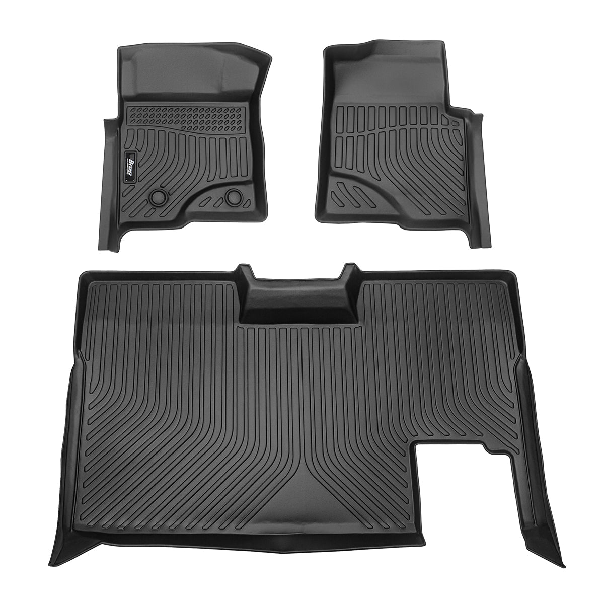 2009-2014 Ford F-150 Super Crew Cab 3D Floor Mats Heavy Duty Liner TPE