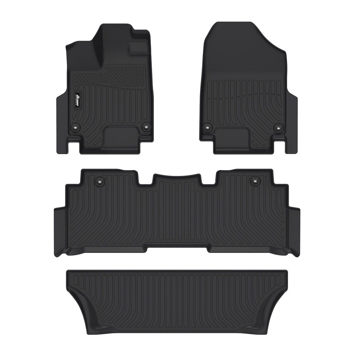 2018-2024 Honda Odyssey All Season 3D Floor Mats Front Rear Carpet TPE