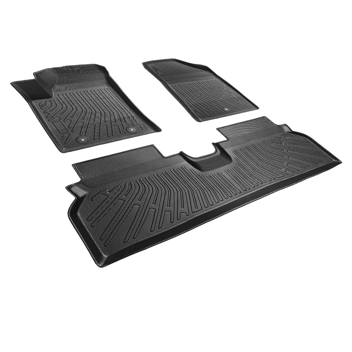 2024-2025 Hyundai Kona Electric 3D Floor Mats All Season Carpets TPE
