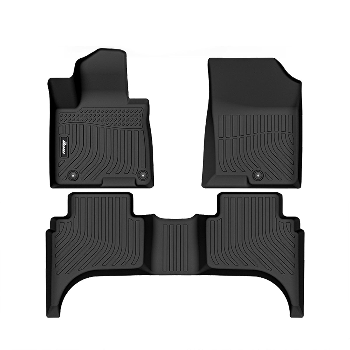 Car Floor Mat for 2022-2024 Hyundai Santa Cruz All Weather 3D TPE 3PC