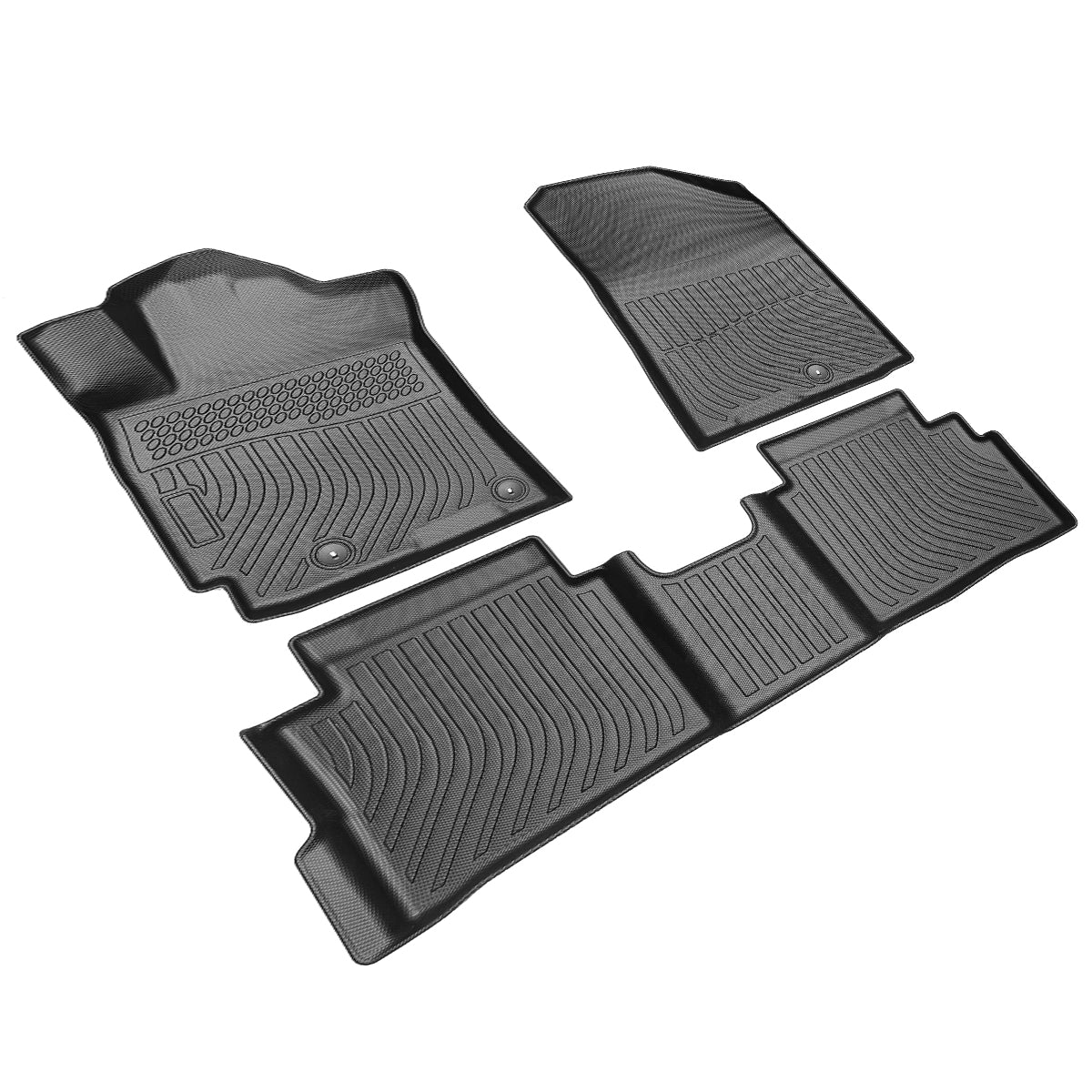 2019-2024 Kia Forte 3D Molded Floor Mats All Season Carpets TPE 3PCS