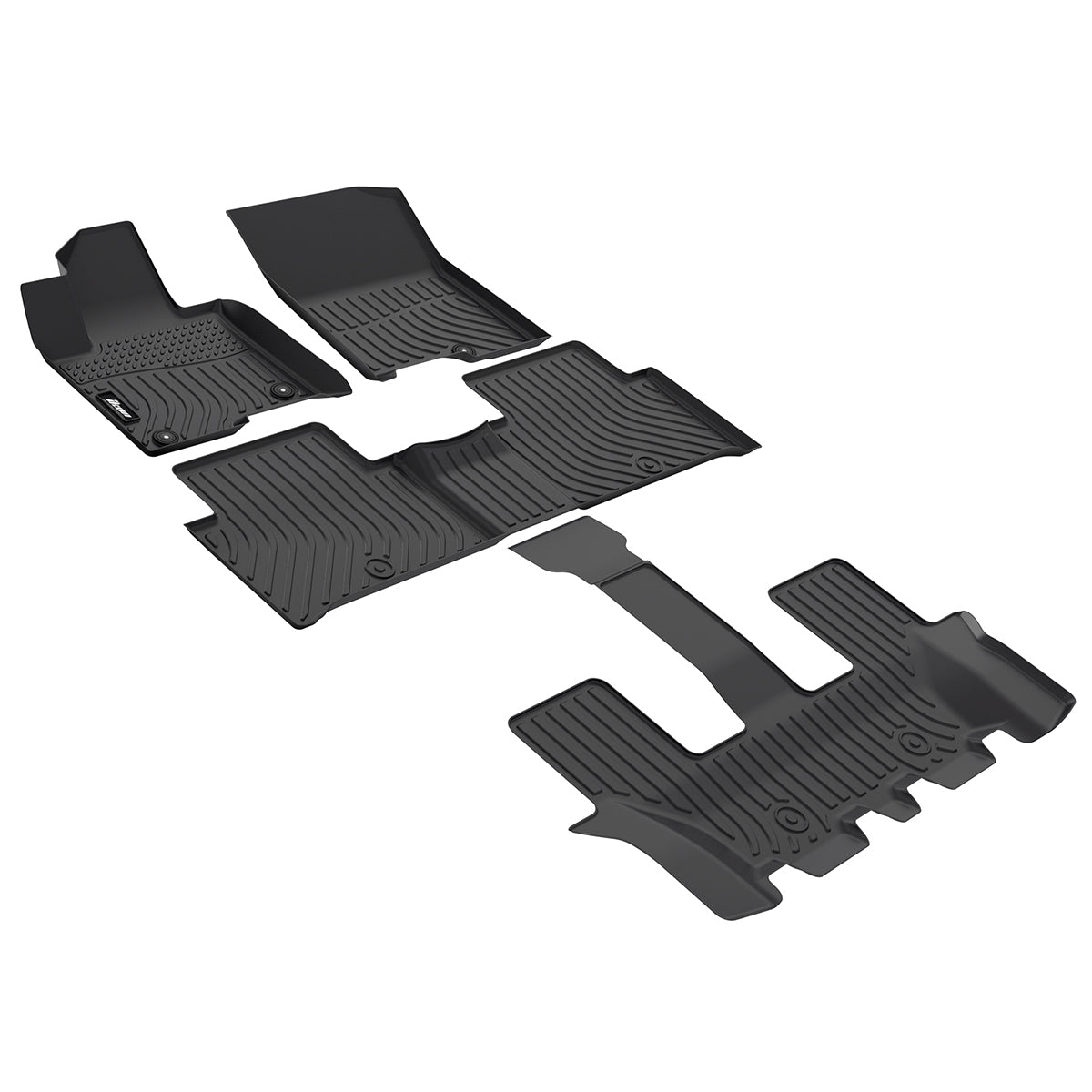 2021-2025 Kia Sorento All Weather TPE Floor Mats 3D Molded Carpets 4PC