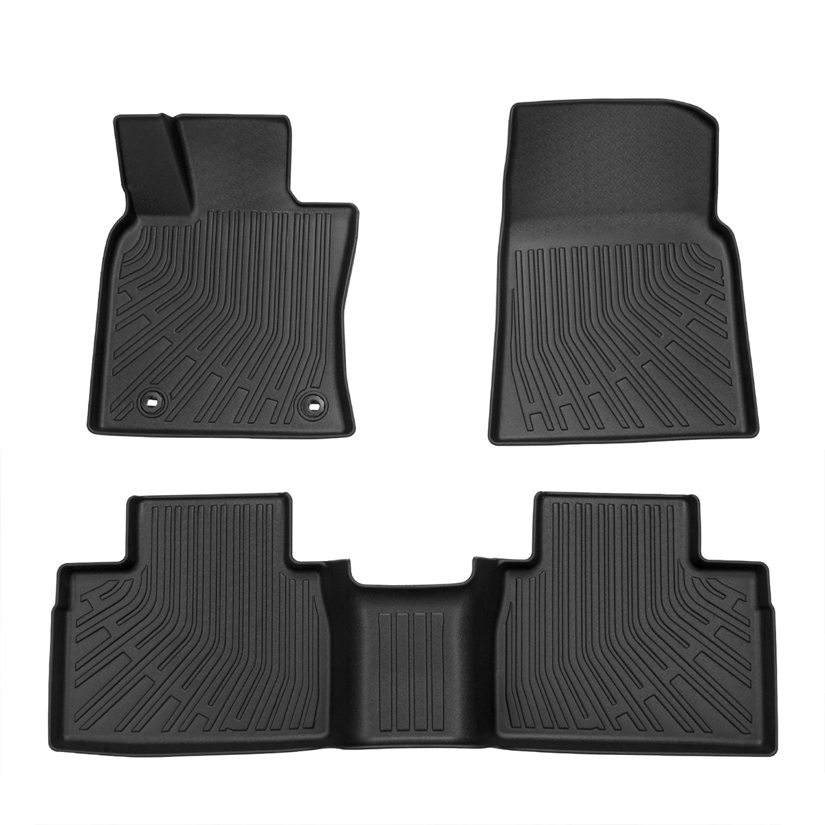 2025 Toyota Camry Hybrid 3D Molded Floor Mats All Season Carpets TPE