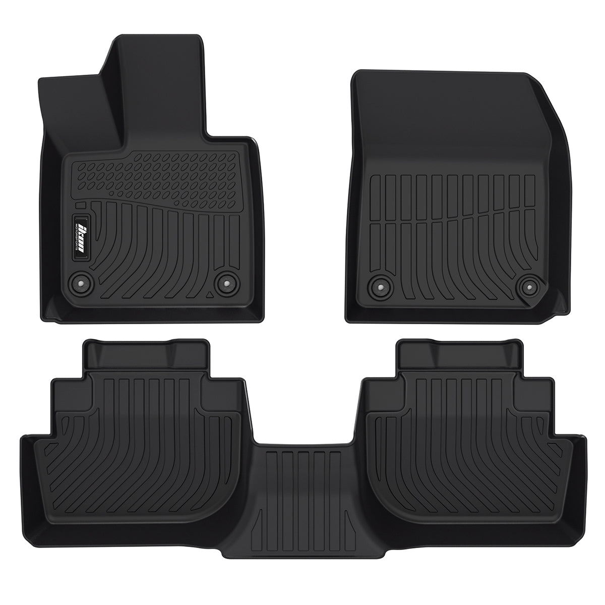 2023-2025 VinFast VF8 3D Molded TPE Floor Mats Front 2nd Row Liner 3PC