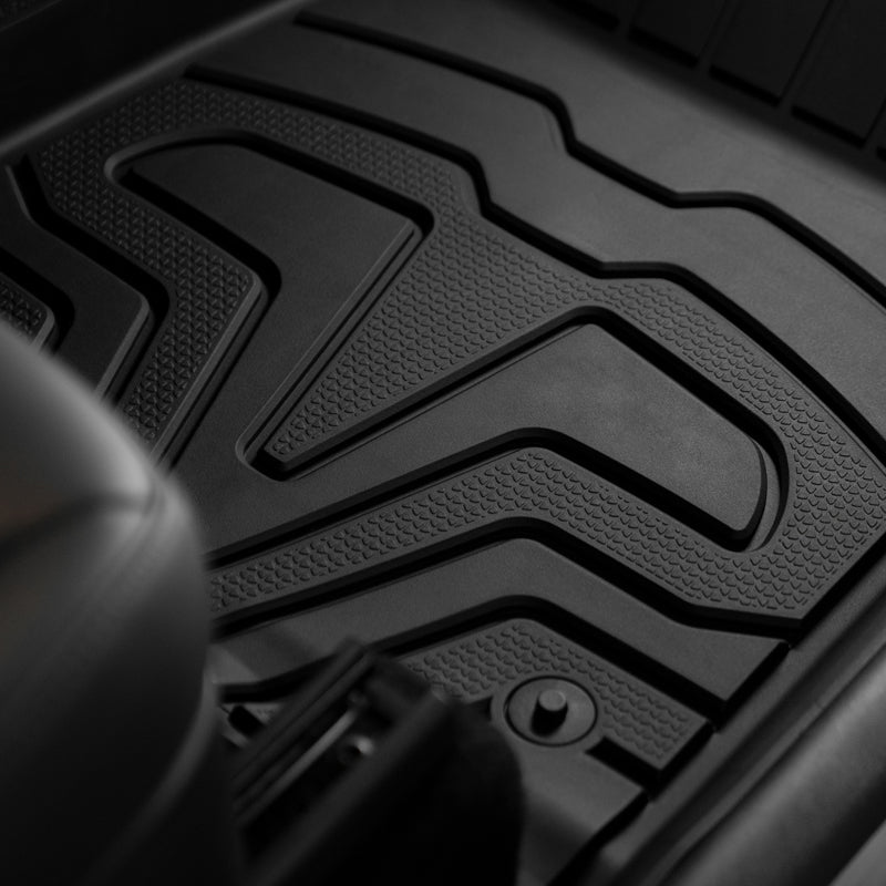 2020-2024 Tesla Model Y Floor Mats 3D TPE All Weather 3PC Set Carpets