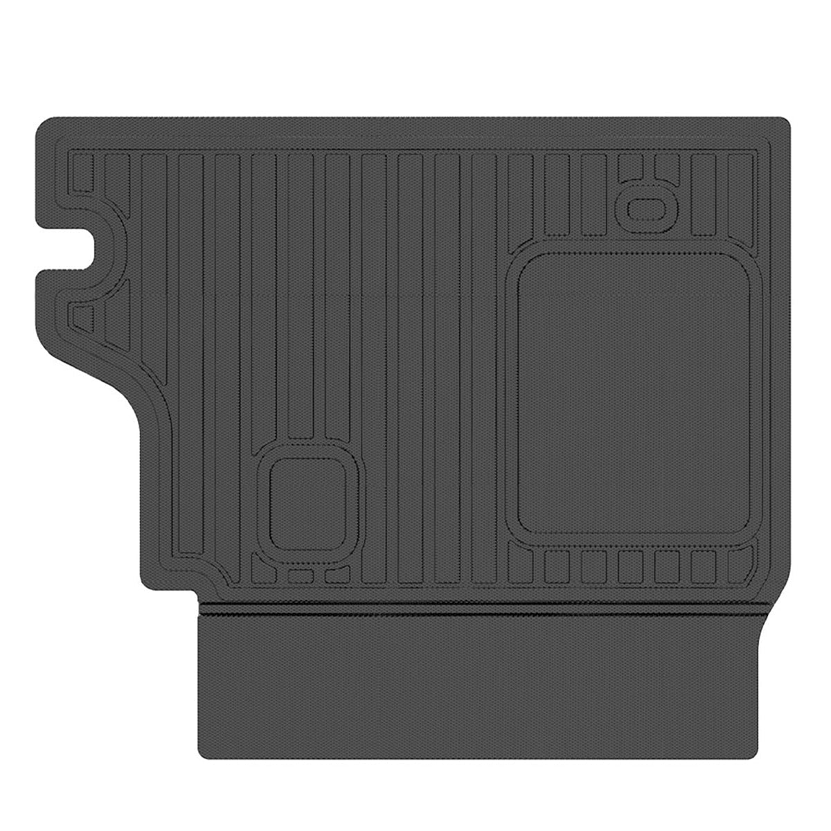 2023-2025 Dodge Hornet 2PCS Backrest Mats Rear Seat Liner Black TPE