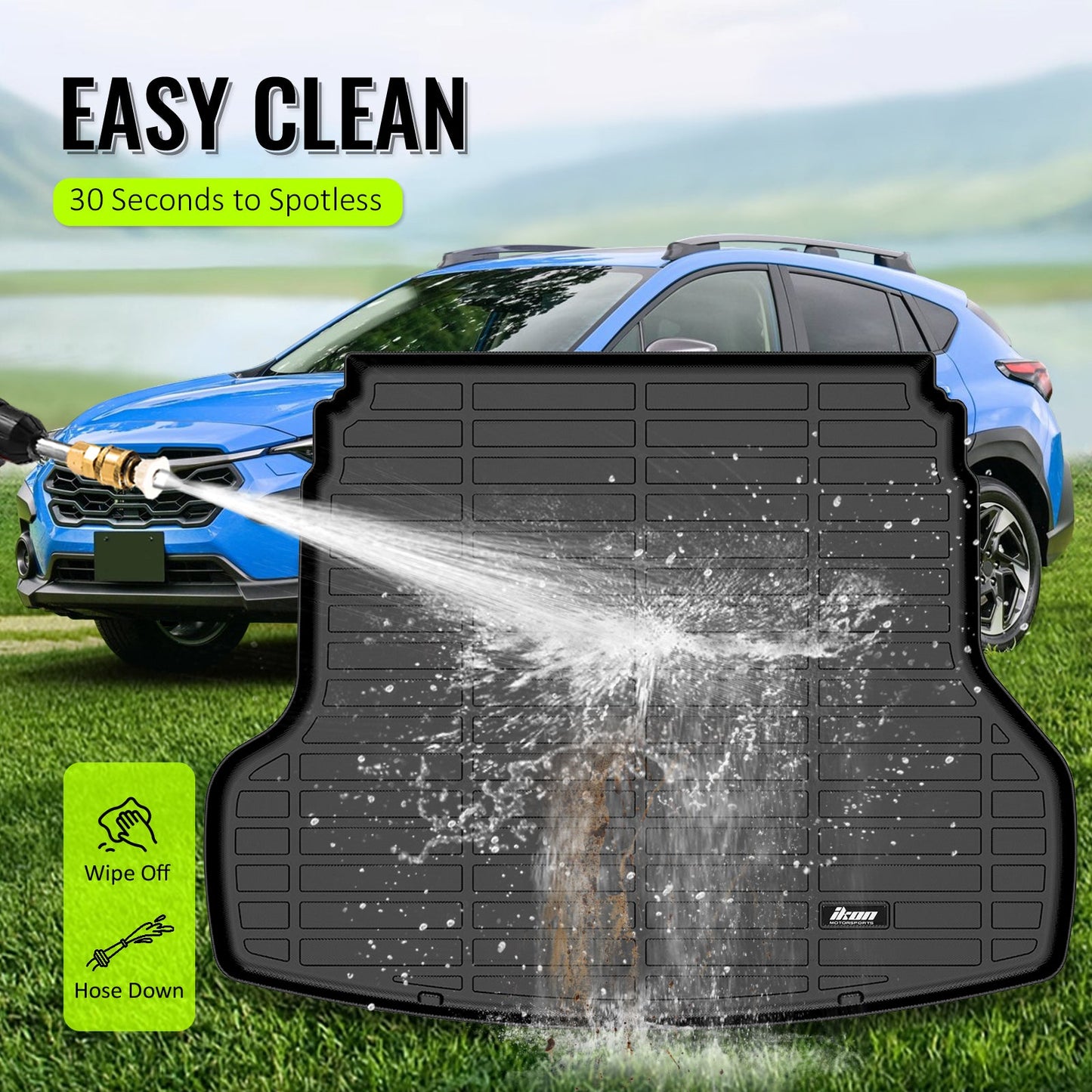2019-2024 Kia Forte All Weather Rear Cargo Liner Trunk Tray Mats TPE