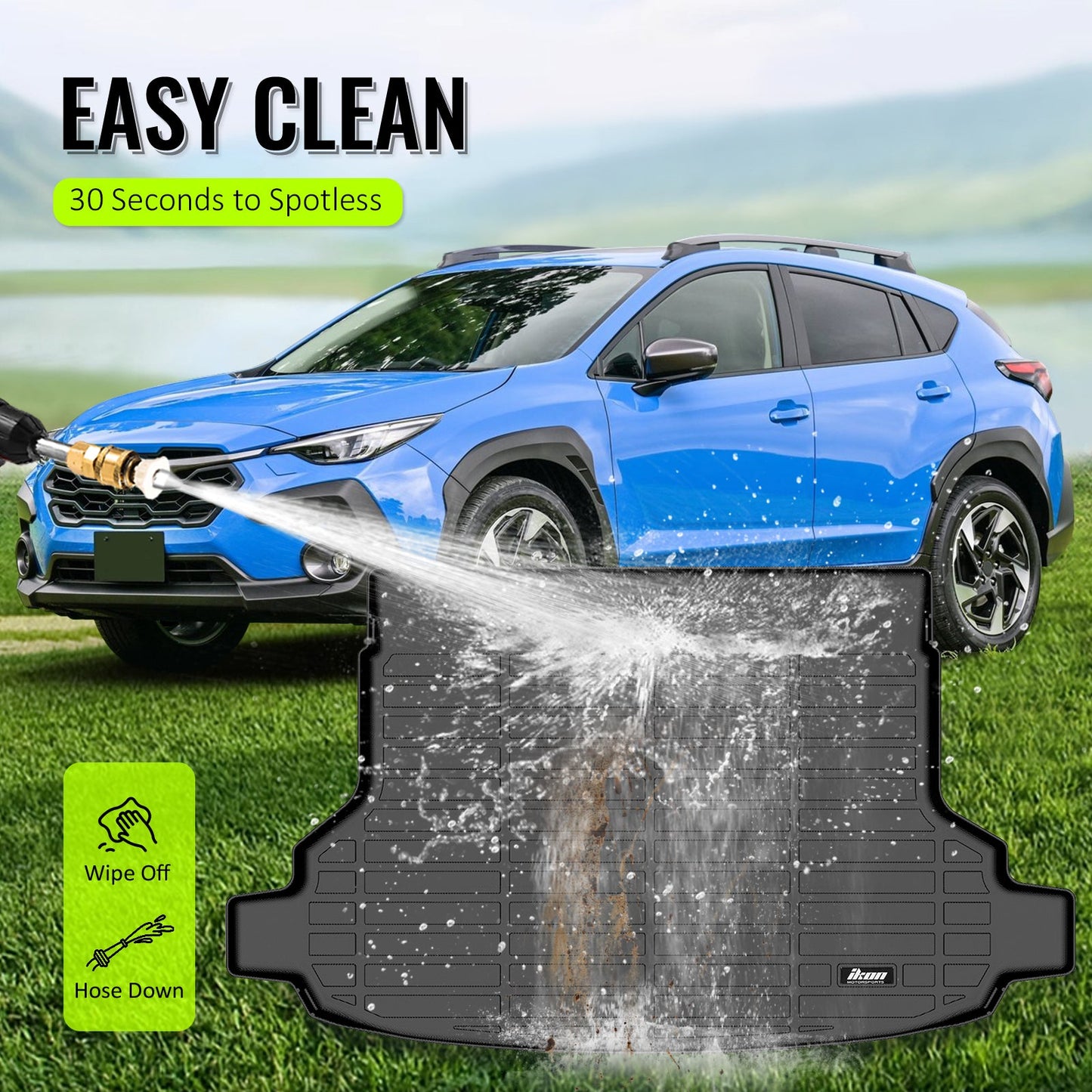 2025 Subaru Forester 3D All Weather Rear Cargo Trunk Tray Mats TPE