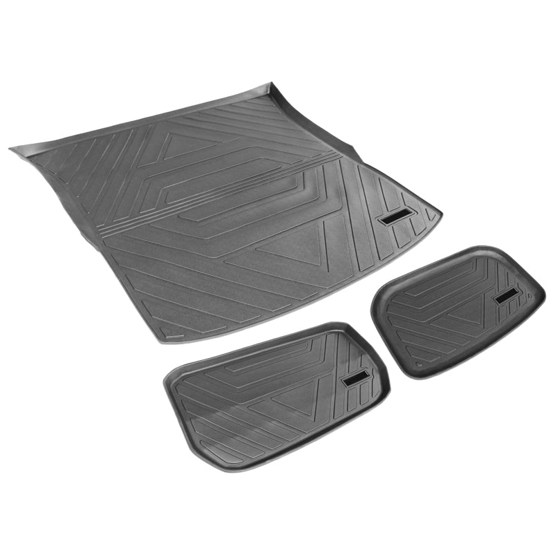 2020-2024 Tesla Model Y Black Trunk Mats Cargo Liner Injection TPE