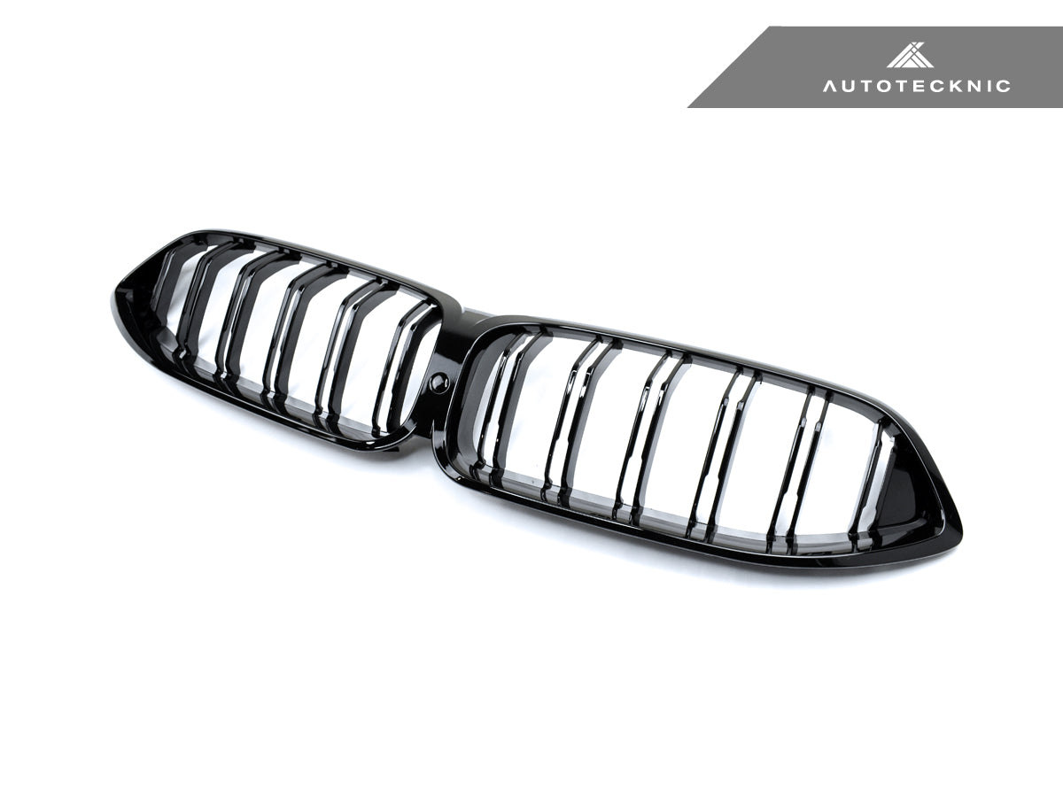 AutoTecknic Painted Glazing Black Dual-Slat Front Grille - G14/ G15/ G16 8-Series