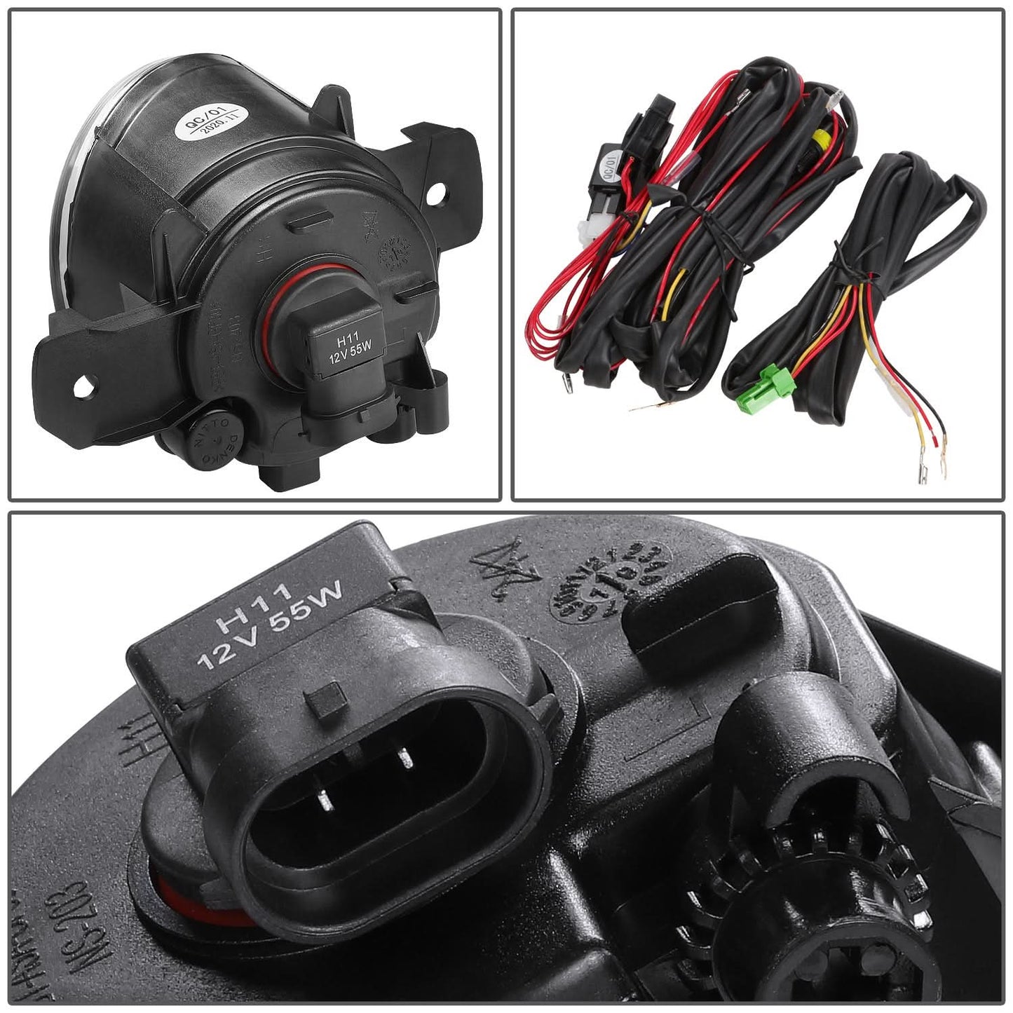 2013-2015 Nissan Altima Sedan Fog Lights with Switch