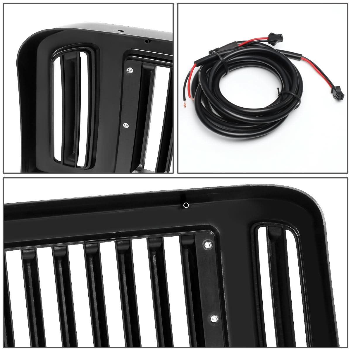 05-07 Ford F-250/F-350/F-450/F-550 Vertical Fence LED DRL Grille