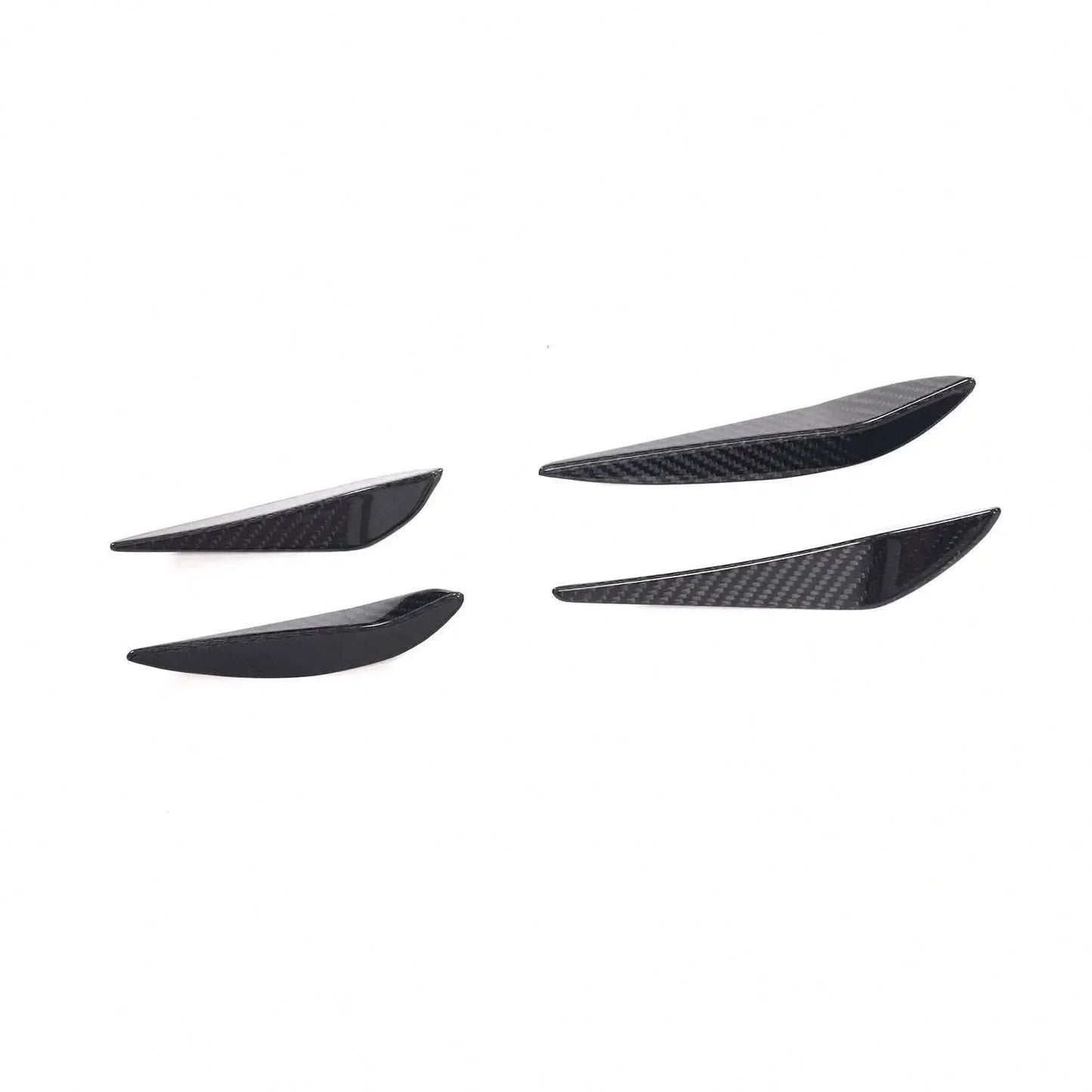 Carbon Fiber Front Bumper Canards (3-Piece Set) – BMW G80 M3 & G82 M4 Coupe (2021–Present)