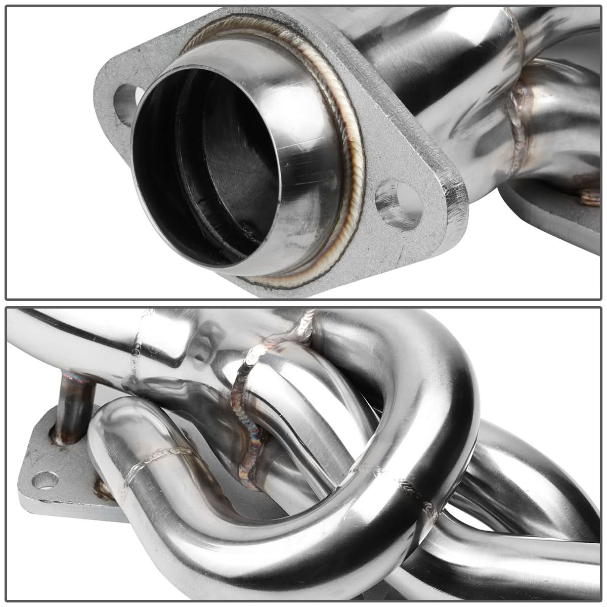 2000-2003 Dodge Pickup Shorty Style Header Stainless Steel