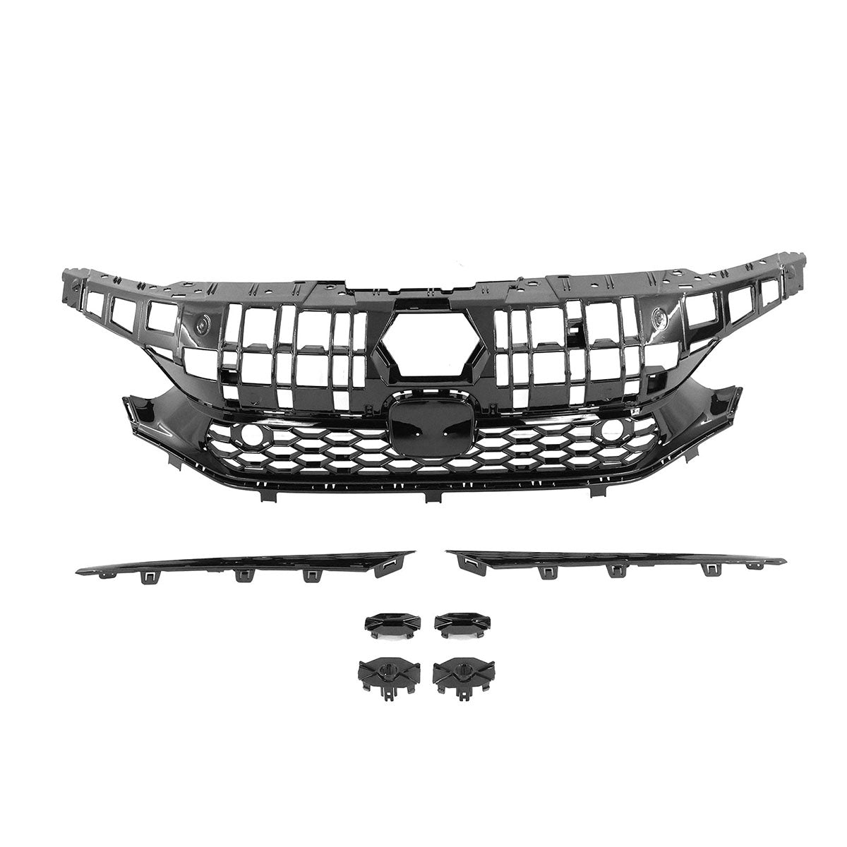 2022-2024 Honda Civic Sedan Grille Type R Style Car Grille Gloss Black