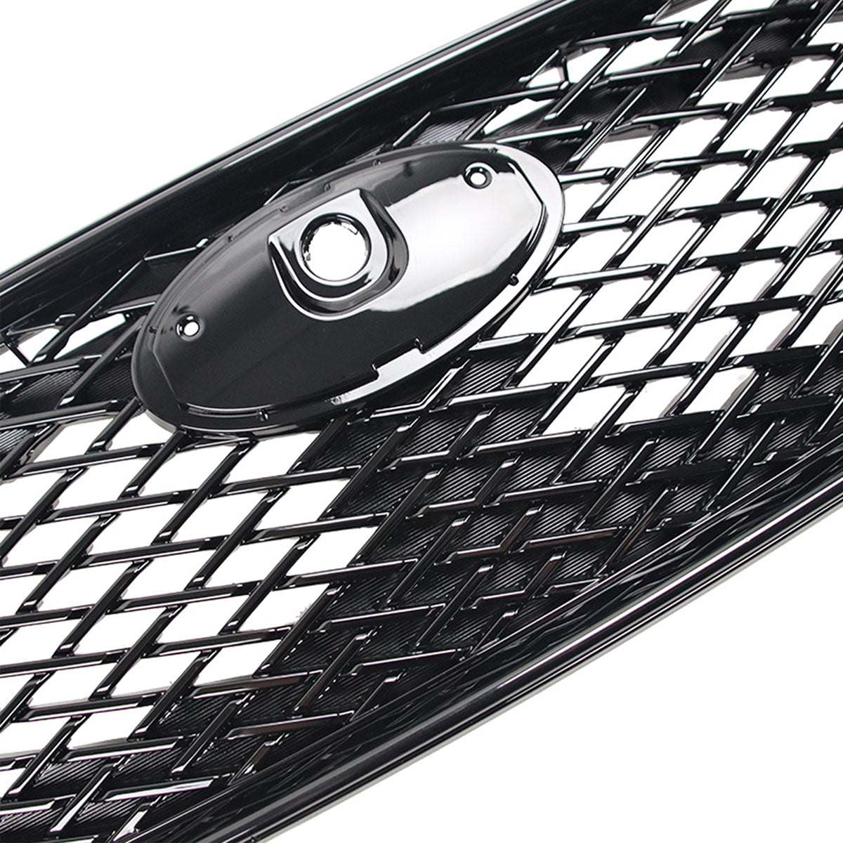 2017-2019 Subaru Impreza Sport Front Bumper Grille Gloss Black ABS