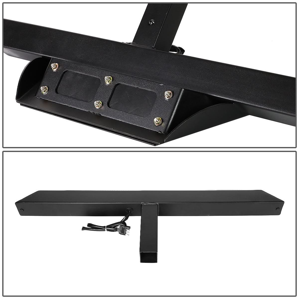 Universal 2" Receiver Hitch Step with LED Light