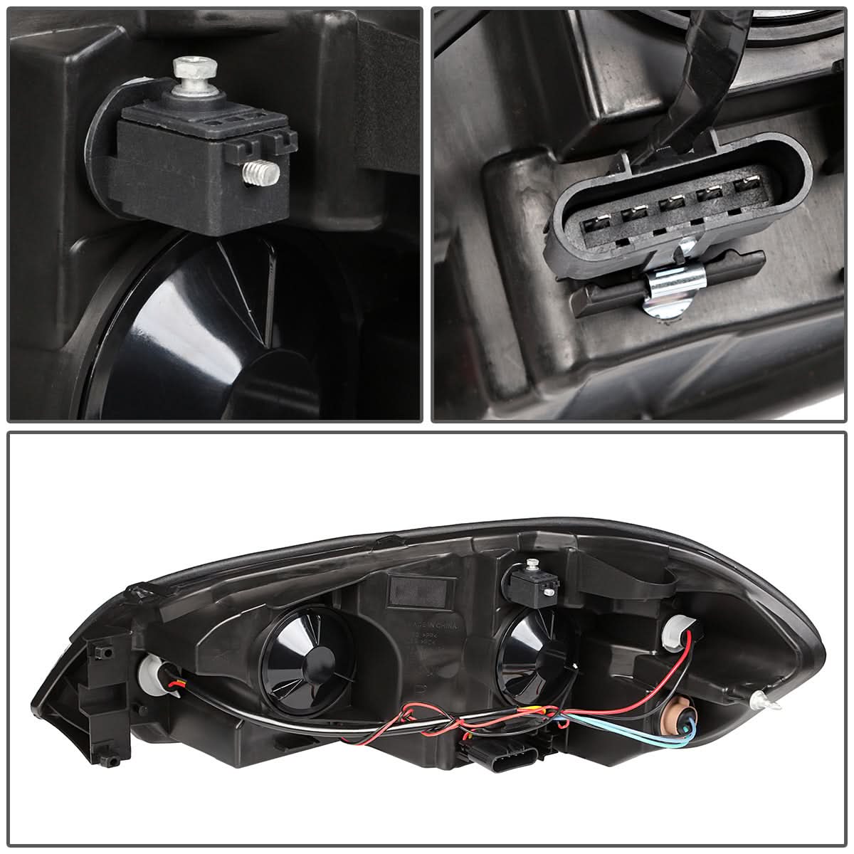 06-16 Chevrolet Impala/Monte Carlo LED DRL Headlights - Black