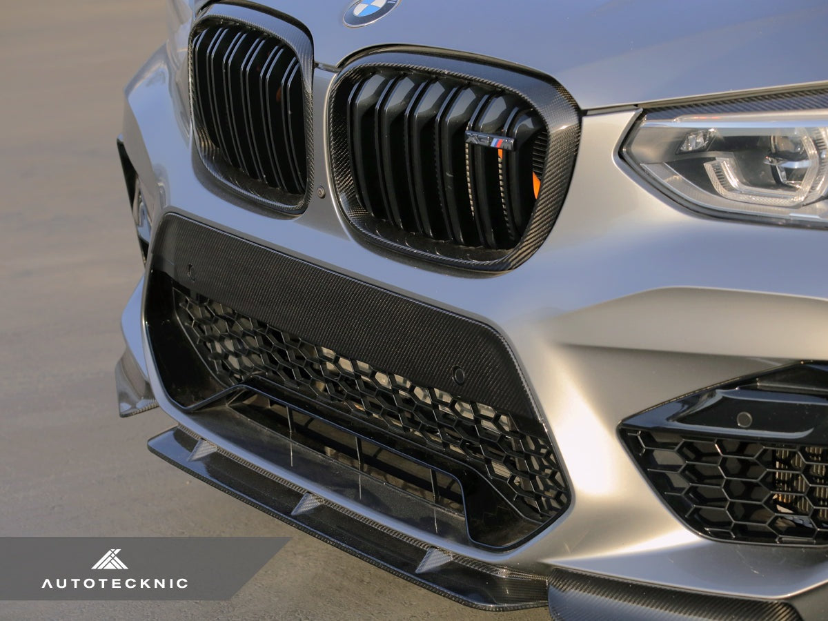 AutoTecknic Dry Carbon Fiber Bumper Trim - F97 X3M | F98 X4M Pre-LCI
