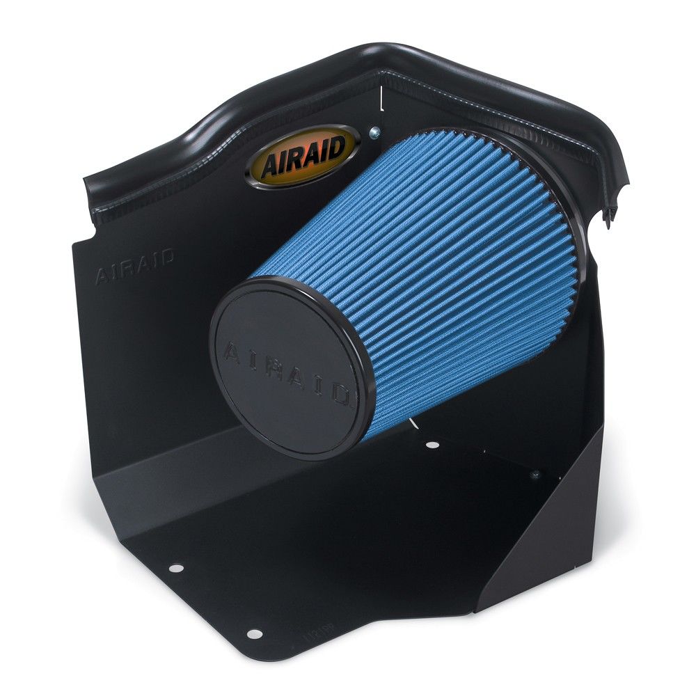 Airaid 99-06 Chevy Silverado 4.8/5.3/6.0L (w/Low Hood) CAD Intake System w/o Tube (Dry / Blue Media) 203-112-1