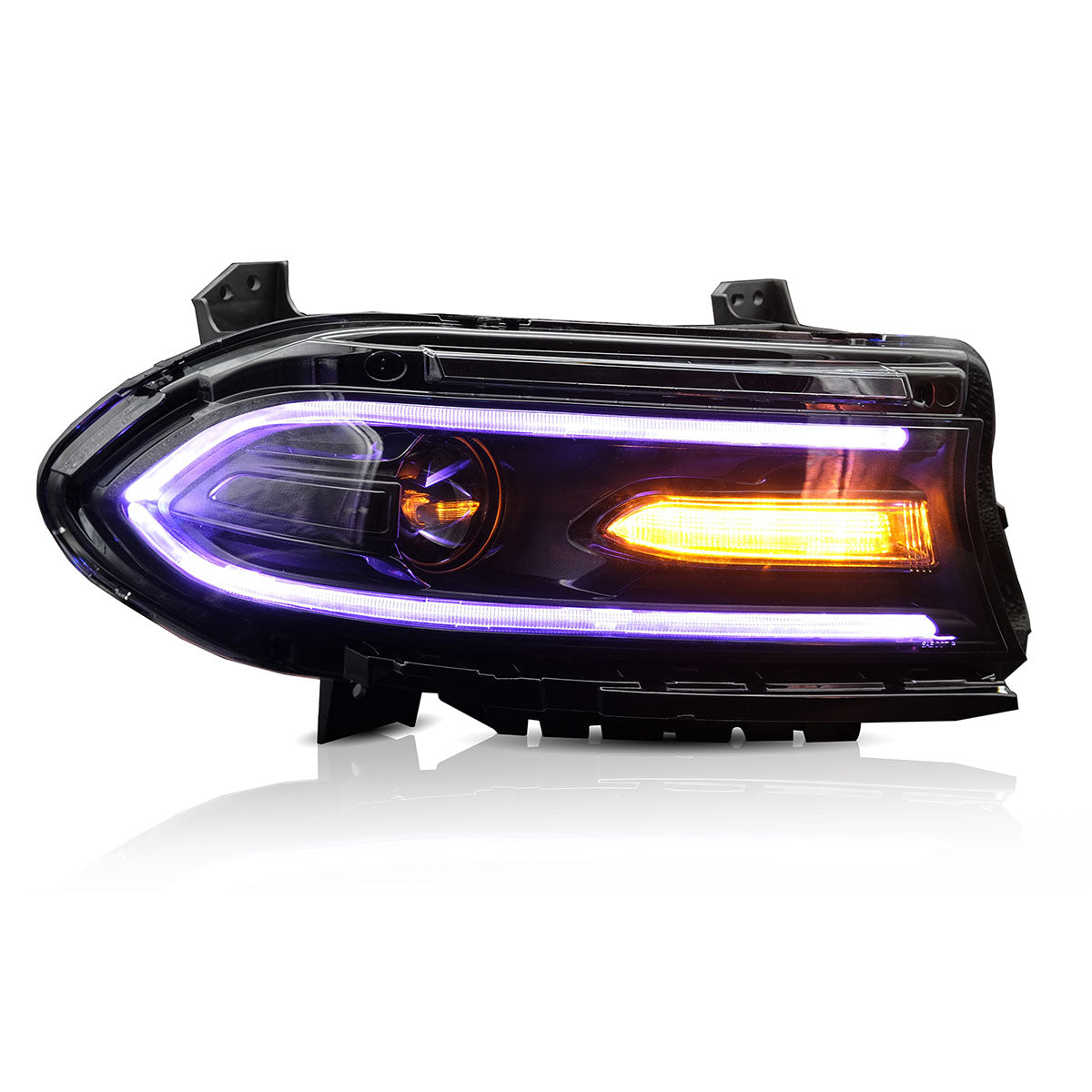 2015-2023 Dodge Charger DRL LED Headlights Left Right Side w/ 7 Colors