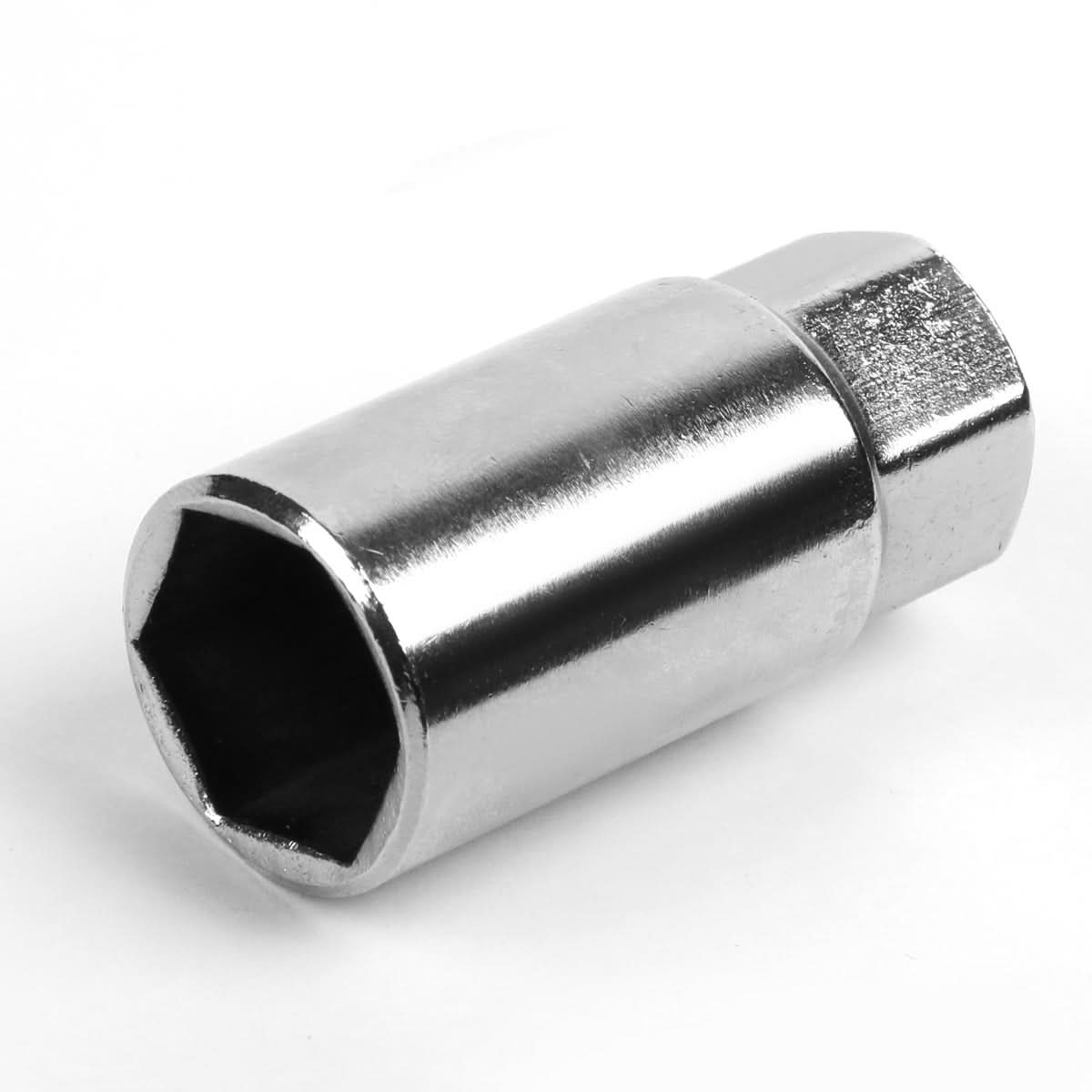Universal Aluminum Lug Nuts Open End 60MM M12x1.25 20PC Kit w/ Adapter