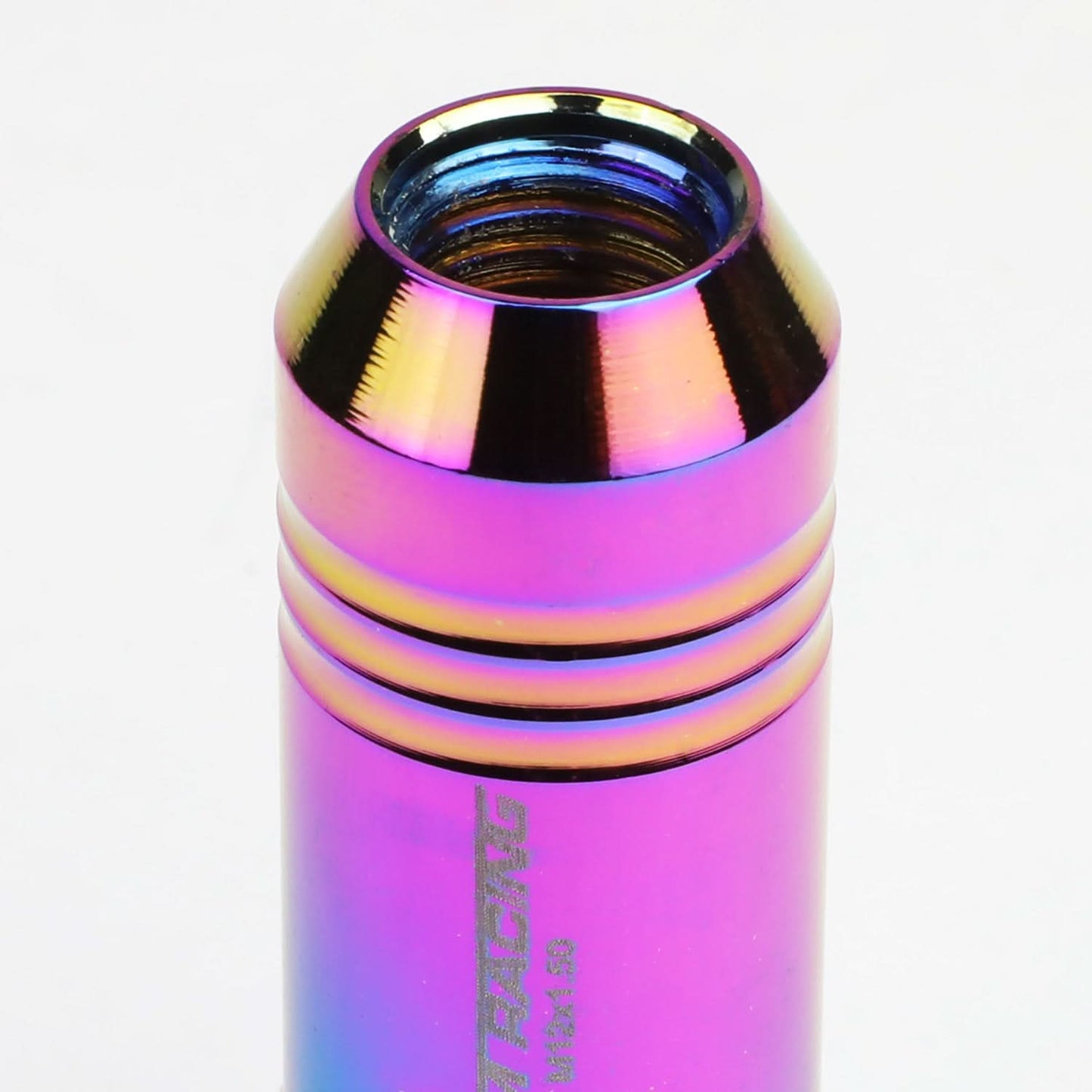 M12 x 1.5 Extended Rib Shank Lug Nuts 20pc Set w/ Adapter - Aluminum