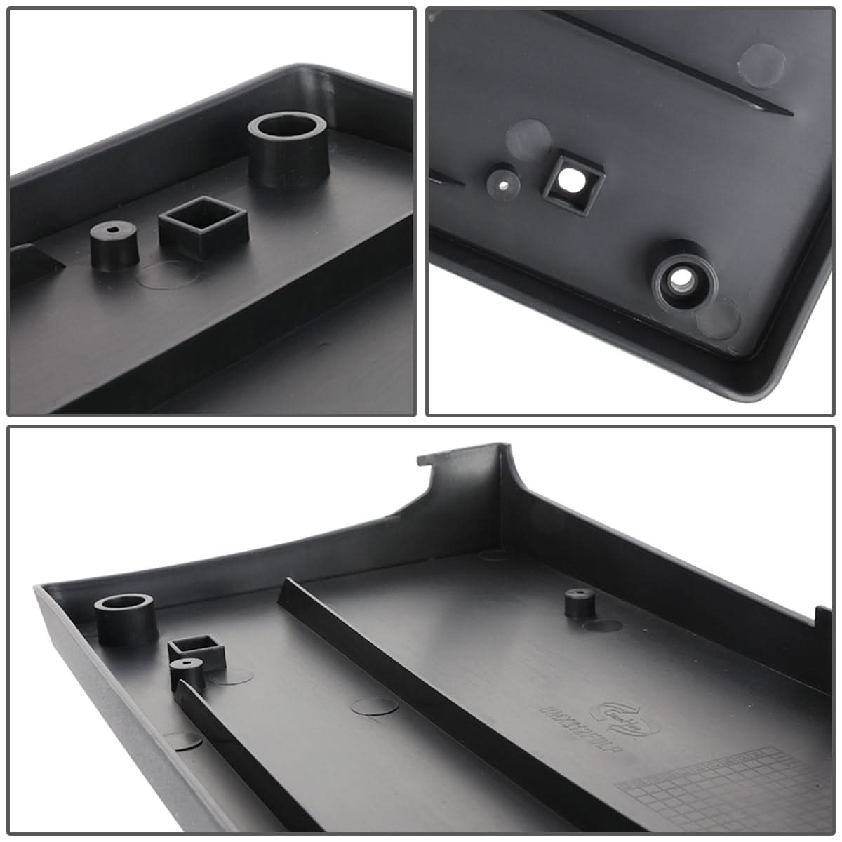 2012 BMW X1 Front License Plate Mounting Bracket - Black