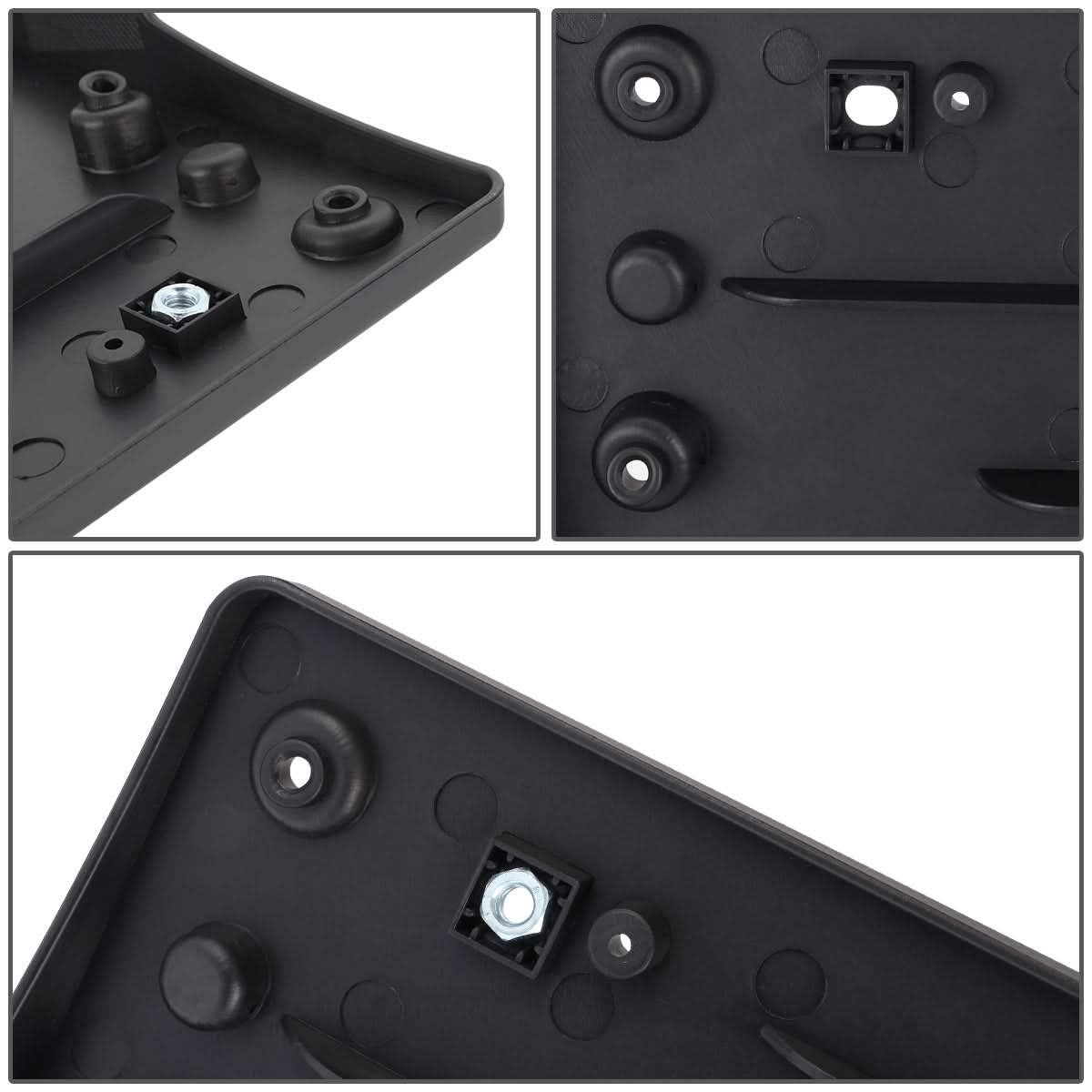 2016-2018 BMW M2 Front License Plate Mounting Bracket - Black