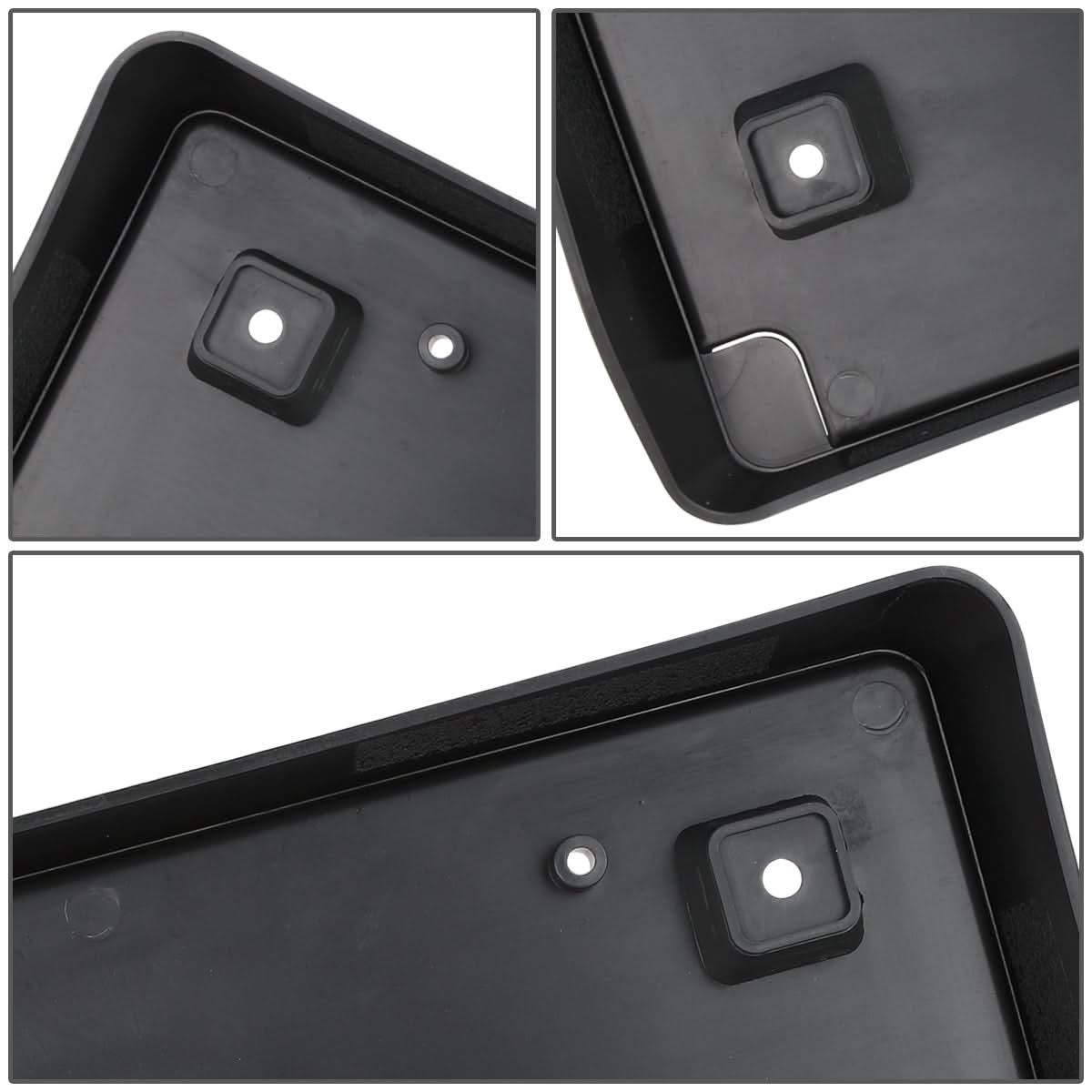 14-20 Dodge Durango Front License Plate Mounting Bracket - Black